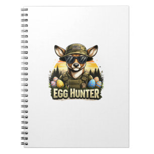Happy Easter Day Camo Funny Hunting Boys Men Easte Notebook