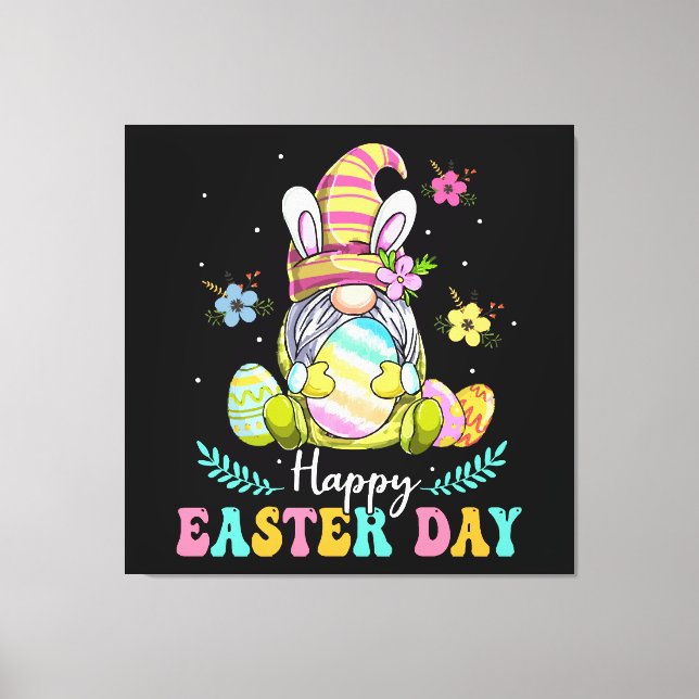 Happy Easter Day Canvas Print (Front)