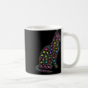 Happy Easter Day Cat Eggs Funny Matching Men Women Coffee Mug