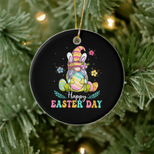 Happy Easter Day Ceramic Tree Decoration