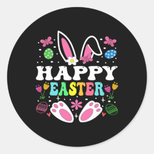 Happy Easter Day Classic Round Sticker