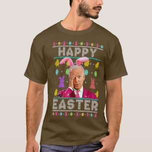 Happy Easter Day Cute Bunny Joe Biden Rabbit Boy G T-Shirt