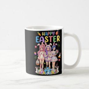 Happy Easter Day Cute Chibi Kpop Funny Coffee Mug