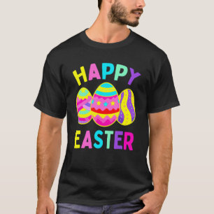 Happy Easter Day Cute Colourful Egg Hunting Women T-Shirt