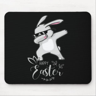 Happy Easter Day Cute Dubbing Bunny Rabbit Funny D Mouse Pad