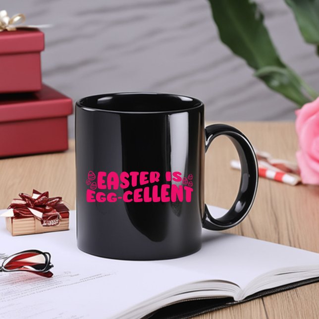 Happy Easter Day - Cute Eggs Two-Tone Coffee Mug (Creator Uploaded)