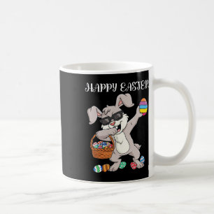 Happy Easter Day Dabbing Rabbit Eggs Toddler Boys Coffee Mug
