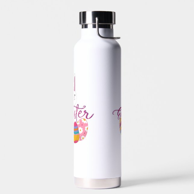 HAPPY EASTER DAY DESIGN WATER BOTTLE (Left)