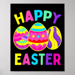 Happy Easter Day Eggs Happy Easter Day Women Poster