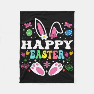 Happy Easter Day Fleece Blanket