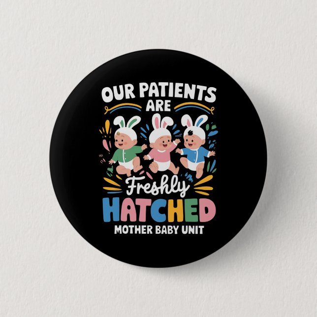 Happy Easter Day For By  6 Cm Round Badge (Front)