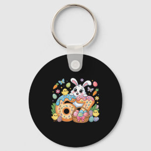 Happy easter day funny 67 bunny six seven girl kid key ring