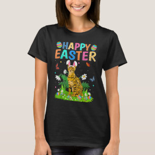 Happy Easter Day Funny Bengal Cat Easter Sunday T-Shirt