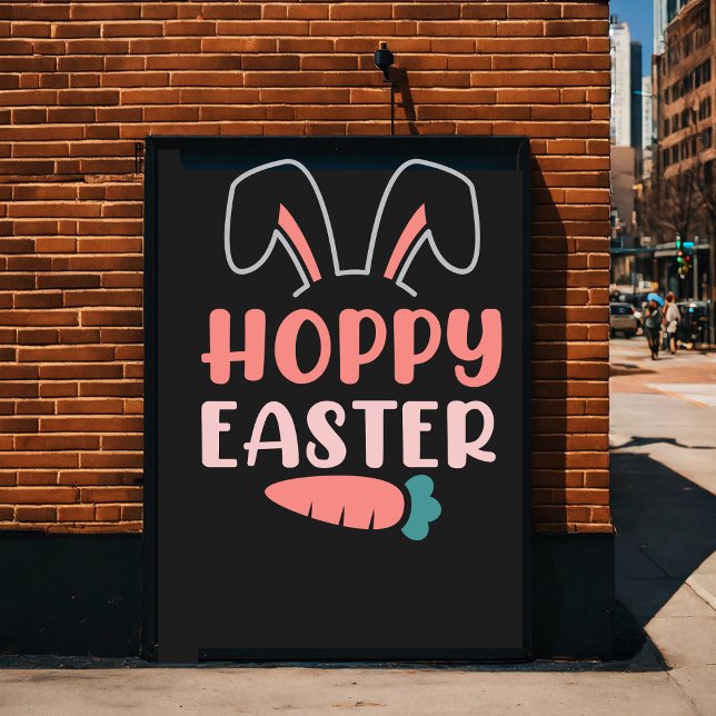 Happy Easter Day - Funny Bunny Cute Poster (Creator Uploaded)