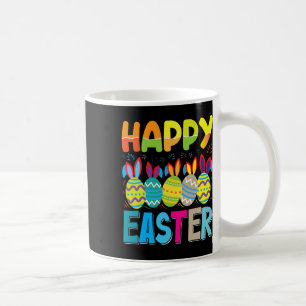 Happy Easter Day Funny Colourful Egg Hunting Coffee Mug