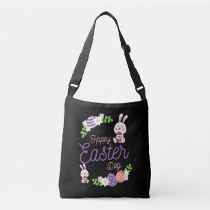 Happy Easter Day, Funny Easter Day Crossbody Bag