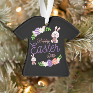 Happy Easter Day, Funny Easter Day Ornament
