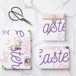 Happy Easter Day, Funny Easter Day Wrapping Paper Sheet
