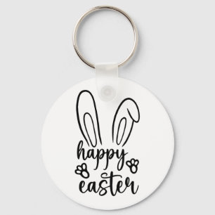 Happy Easter Day Funny Eggs Rabbit Funny T-shirt   Key Ring