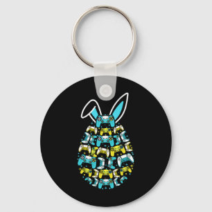 Happy Easter Day Gaming Bunny Egg Funny Gamer For Key Ring