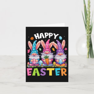 Happy Easter Day Rabbit Egg Hunting Easter Bunny G Card
