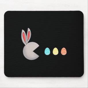 Happy Easter Day Rabbit Eggs Fun Boys Girls Kids Mouse Pad