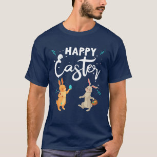 Happy Easter Day Rabbits And Bunny T-Shirt