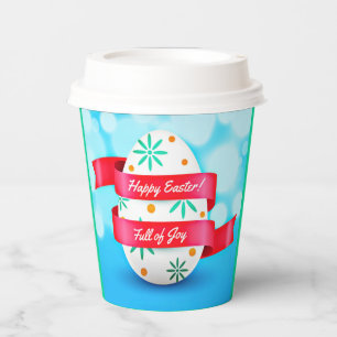 Happy Easter Day Realistic Style-23198 Paper Cups