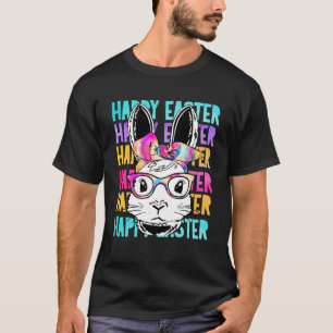 Happy Easter Day Tie Dye Bunny Rabbit Eggs Huntin T-Shirt