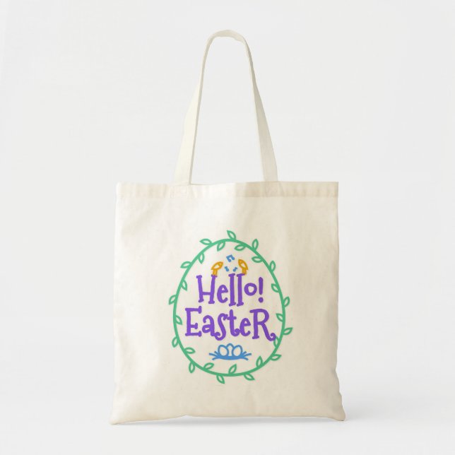 Happy Easter Day Tote Bag (Front)