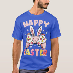 Happy Easter Day Video Game Controller Bunny Gamer T-Shirt