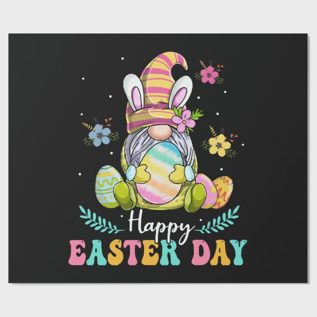 Happy Easter Day Wrapping Paper (Flat)