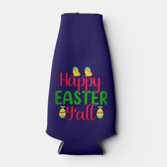 Happy Easter Day Y'all-29791 Bottle Cooler (Front)