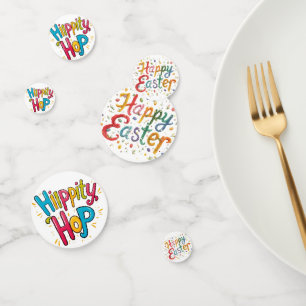 Happy Easter Decor confetti Pattern Paper