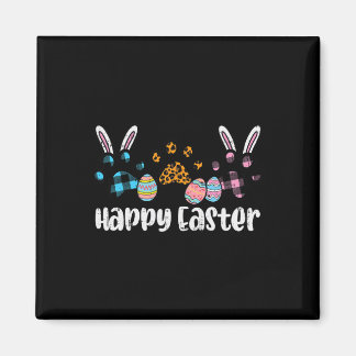 Happy Easter Dog Cat Paw Men Women Girls Kids Teen Magnet