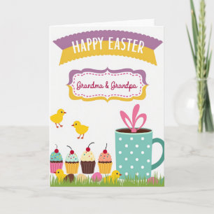 Happy Easter Dotted Frame Card