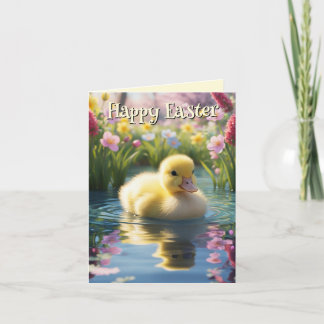 Happy Easter Duckling Card