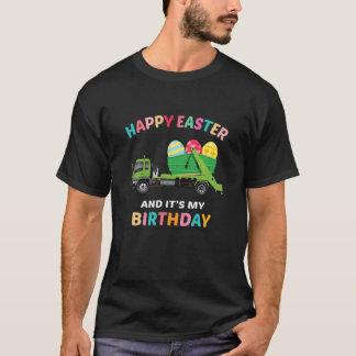 Happy Easter, Dump Truck Easter Eggs T-Shirt