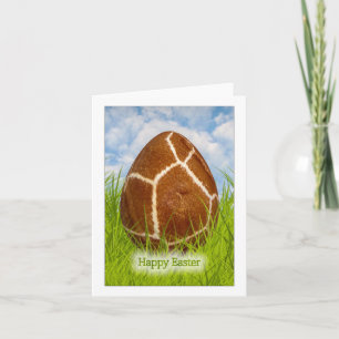 Happy Easter - Easter Egg -  Giraffe Skin Photo Holiday Card