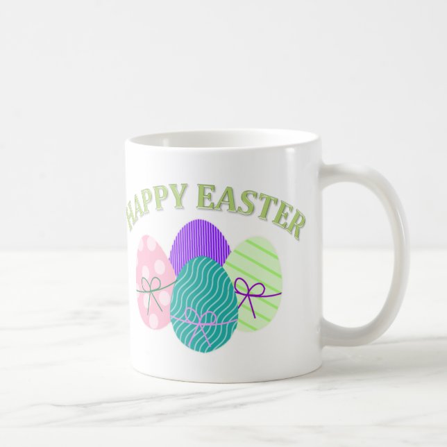 Happy Easter Easter Eggs cute Coffee Mug (Right)