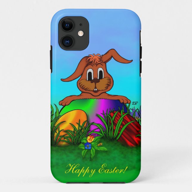 Happy Easter! Easter Rabbit Case-Mate iPhone Case (Back)