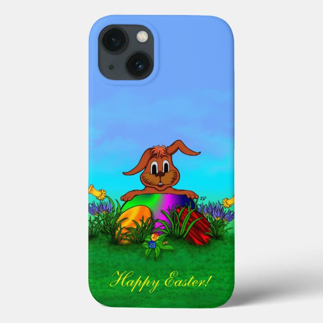 Happy Easter! Easter Rabbit Case-Mate iPhone Case (Back)