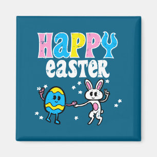 Happy Easter Egg Bunny Dance Cute Boys Girls Kids Magnet
