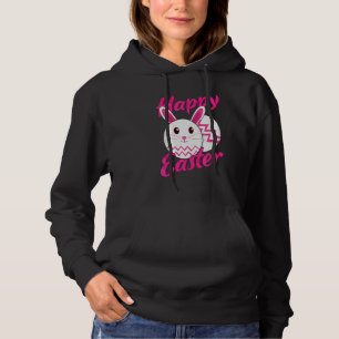 Happy Easter Egg Bunny Rabbit Ear Lovely Girl Kid Hoodie