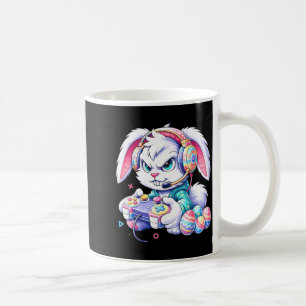 Happy easter egg bunny video game for kids boys coffee mug