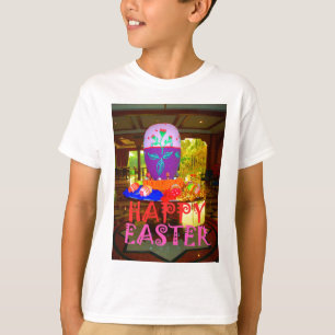 Happy Easter Egg Centerpiece for Spring T-Shirt