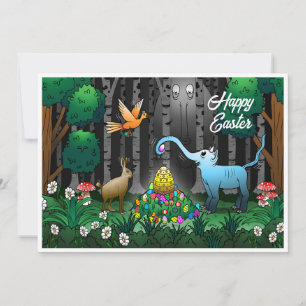 Happy Easter Egg Hunt Holiday Card