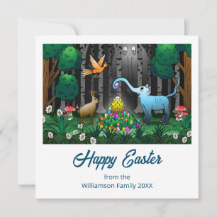 Happy Easter Egg Hunt Holiday Card