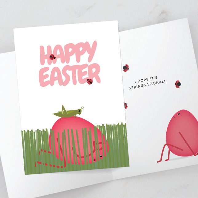 Happy Easter Egg in Hiding | Spring Scene Card (Creator Uploaded)