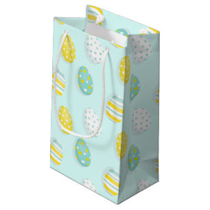 Happy Easter Egg Pattern Small Gift Bag